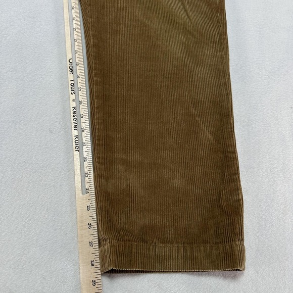 Brooks Brothers Hudson Pants Men's 36x30 Brown Corduroy Classic Fit‎ Casual - Picture 10 of 12